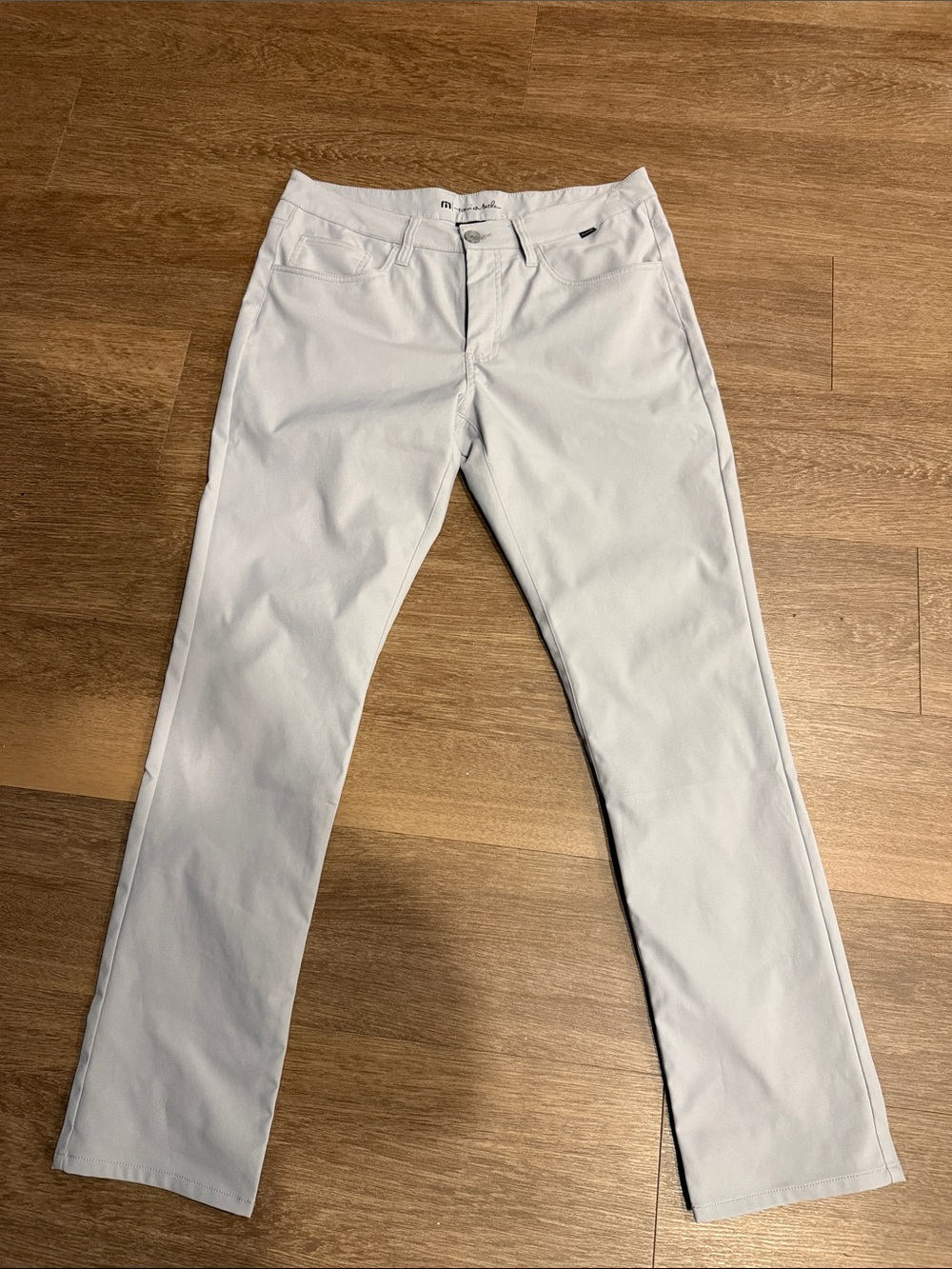 Travis Mathew Men's Light Gray Chinos